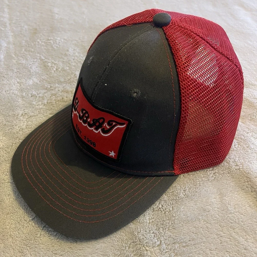 Streetwear Hat Men One Size Gray Cap Snapback Adjustable Trucker Gym Embroidered